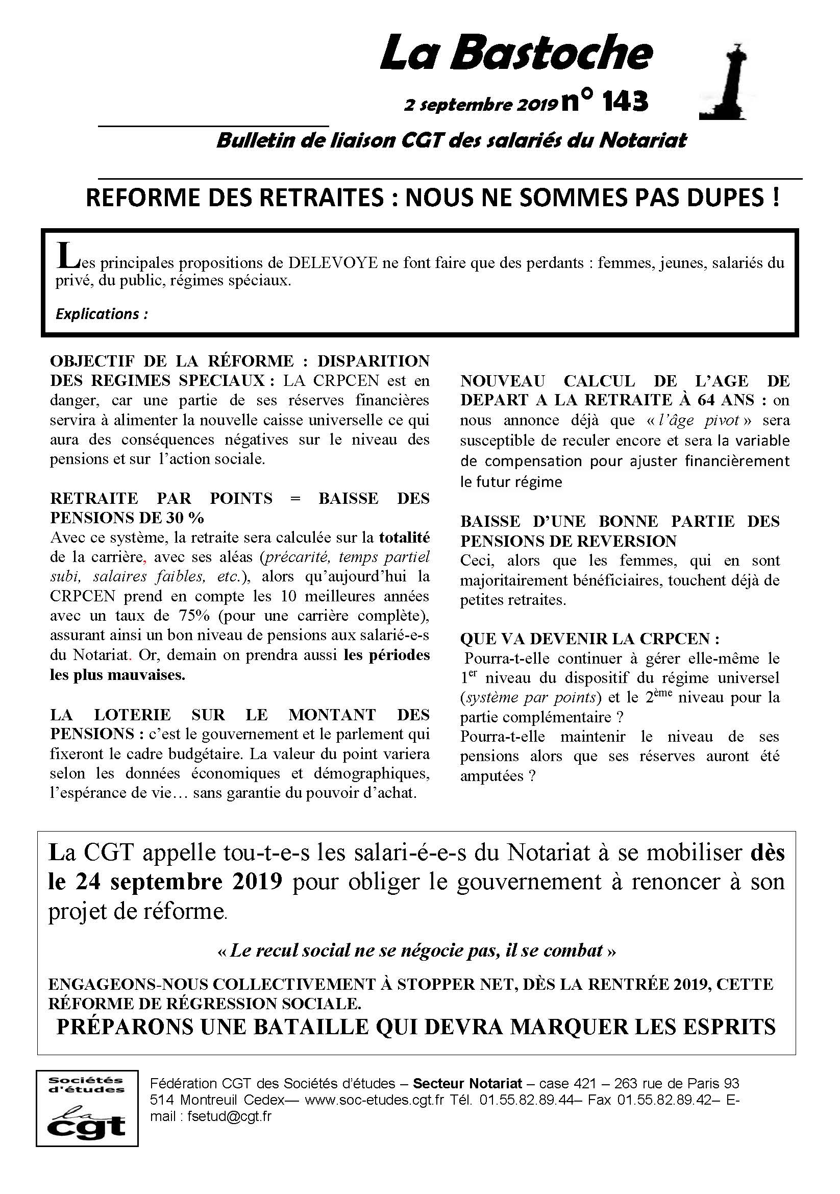 La Bastoche N°143
