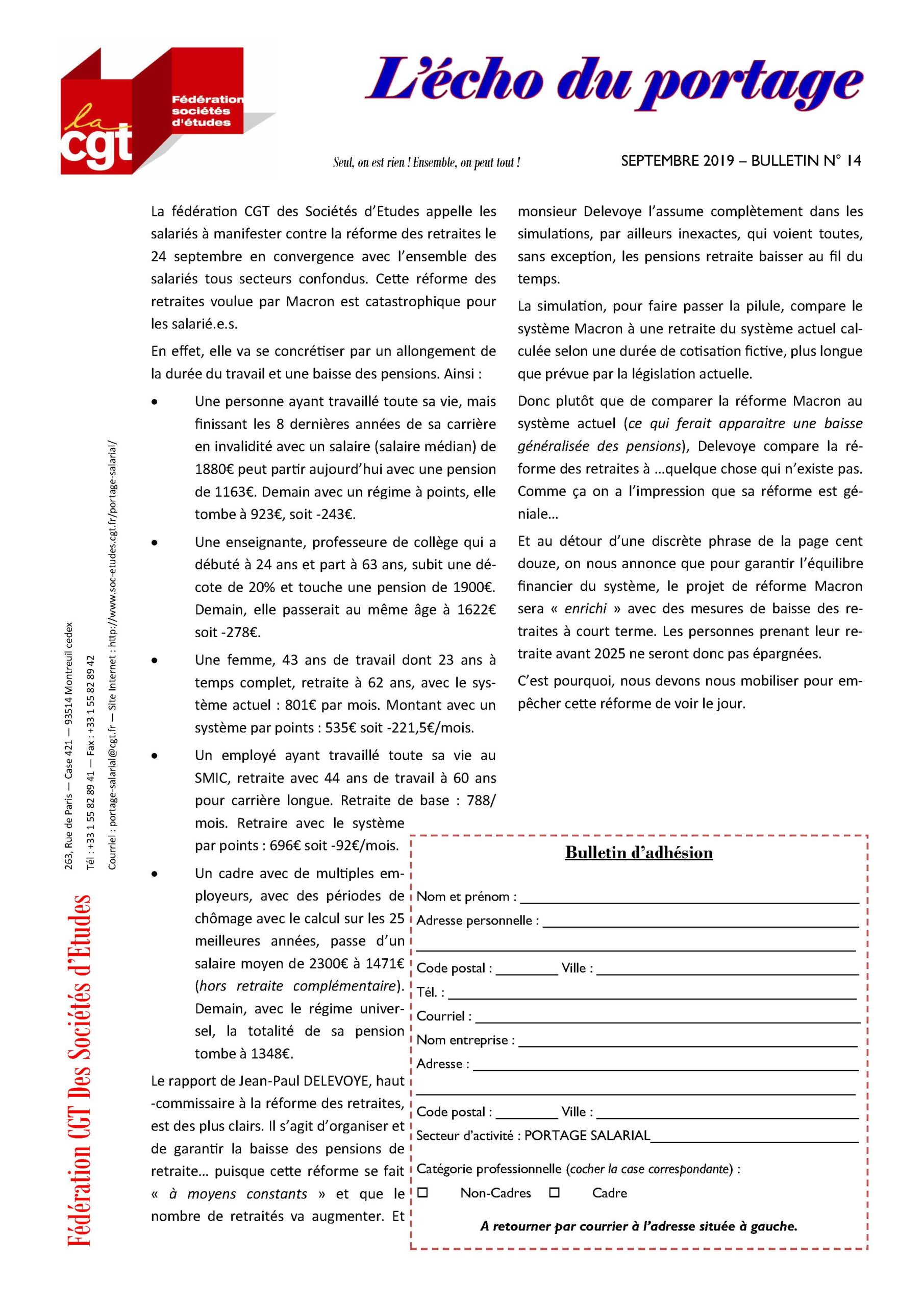 L’écho du Portage n°14