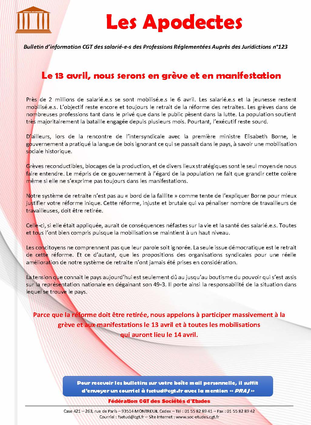 Les Apodectes n°123