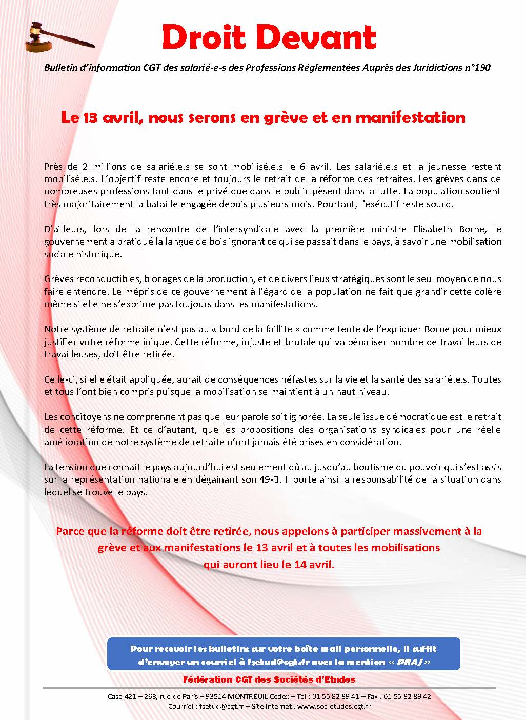 Droit devant n°190